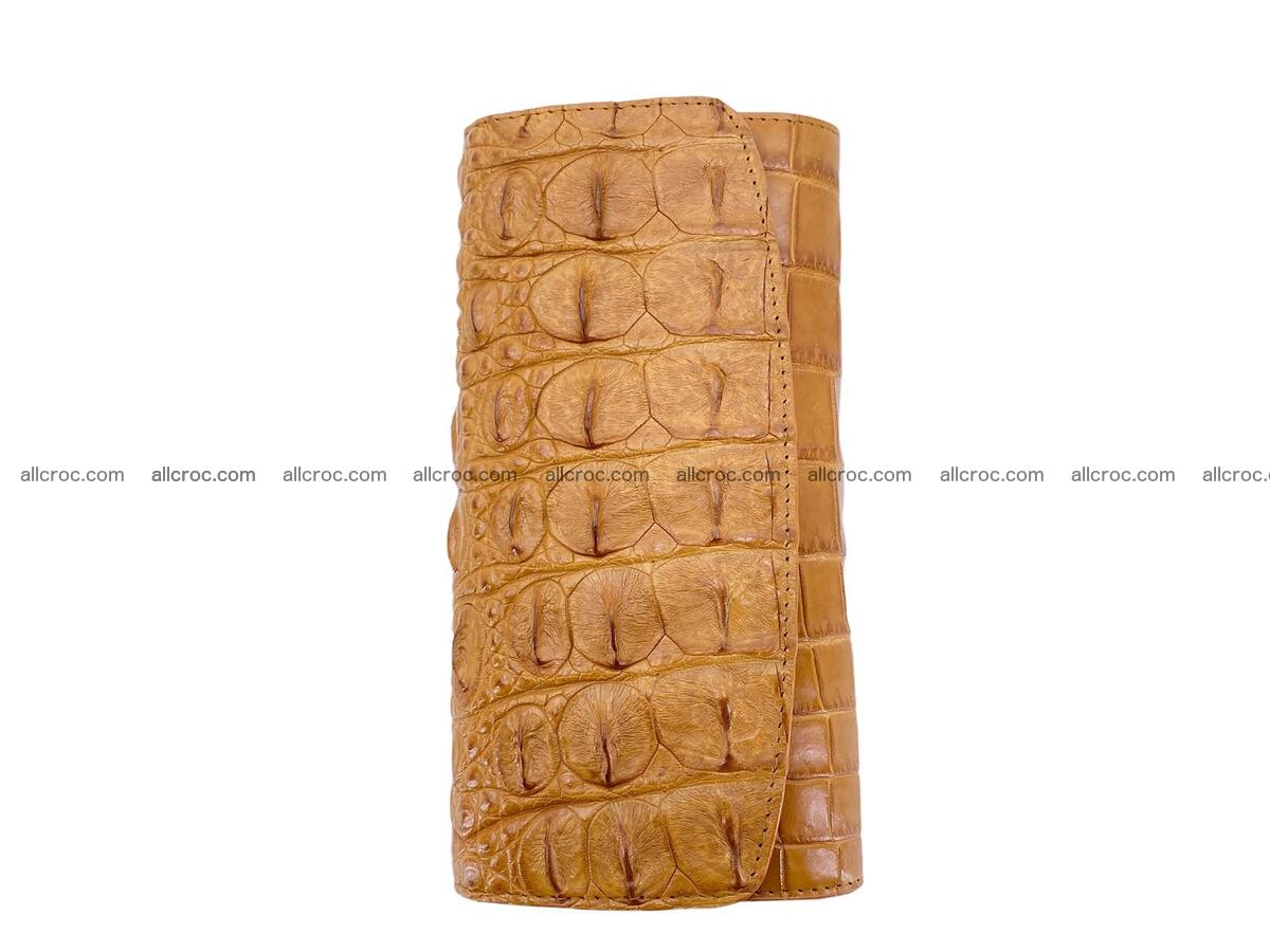 Women crocodile skin long wallet 2157 Foto 2