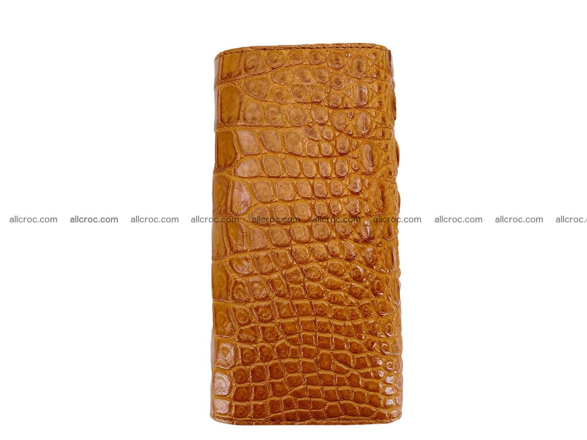 Women crocodile skin long wallet 2157 Foto 3