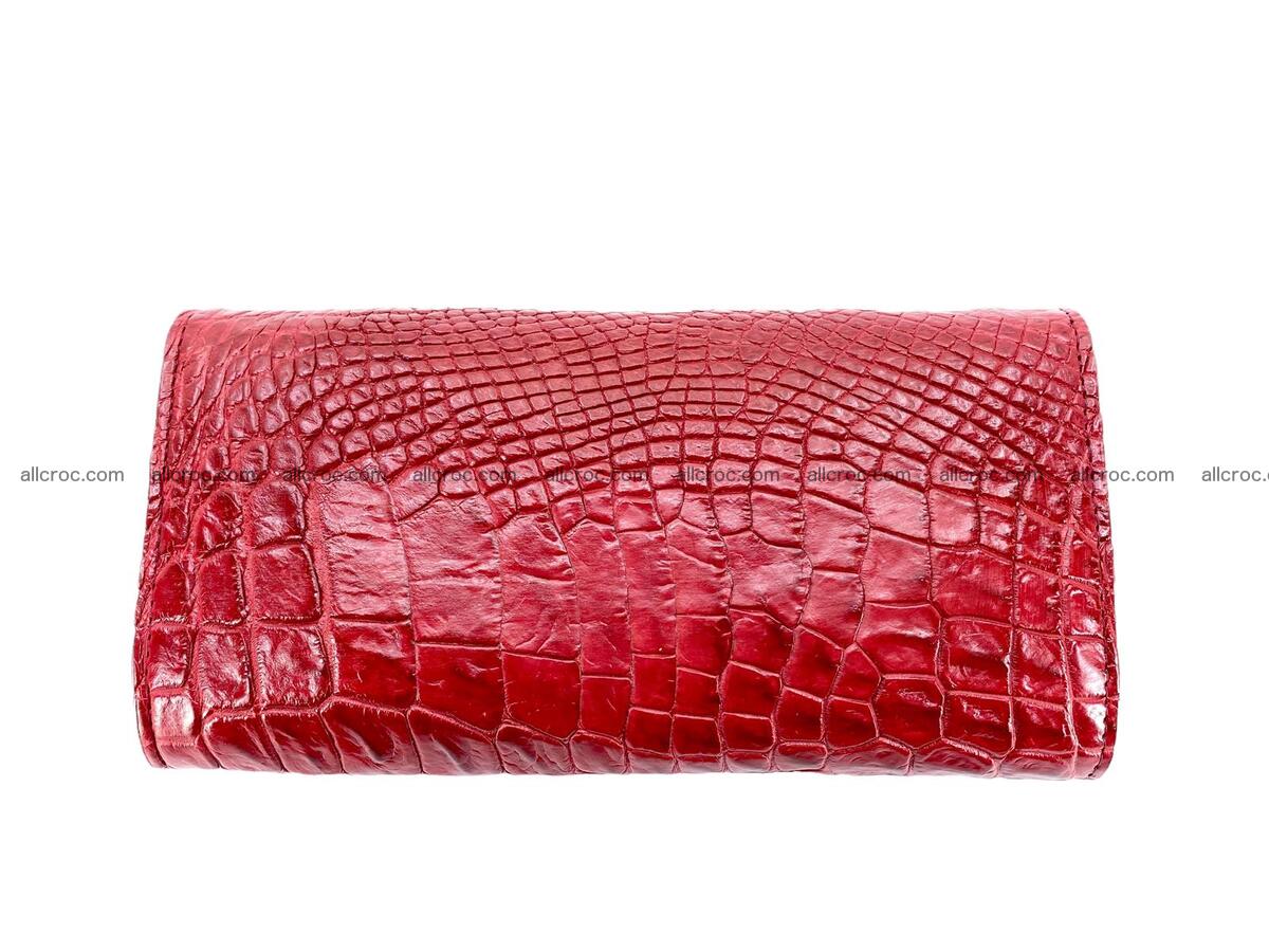 Women crocodile skin long wallet 2180 Foto 4