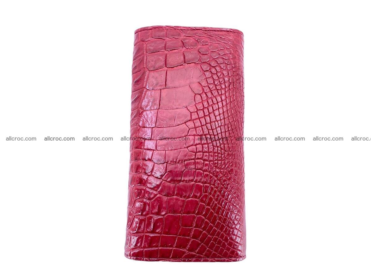 Women crocodile skin long wallet 2180 Foto 3