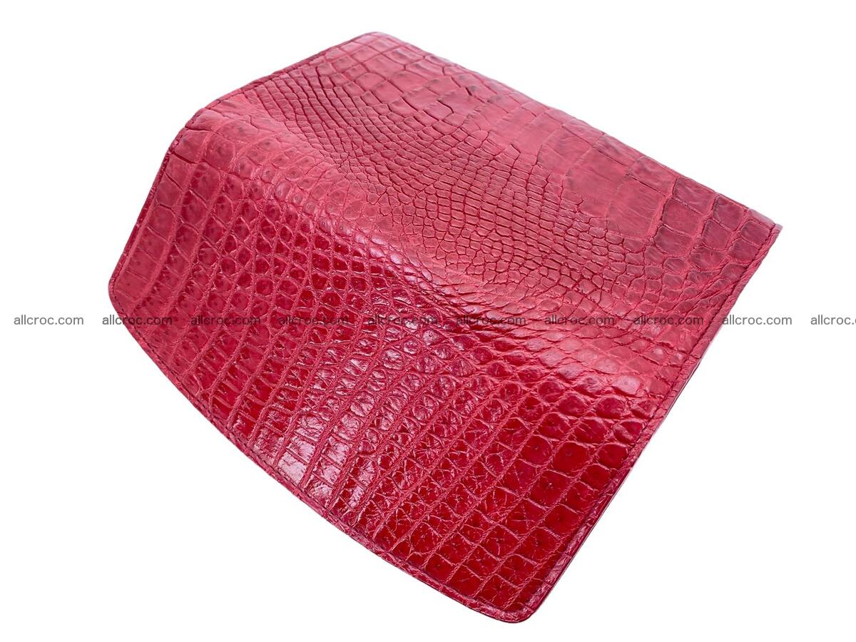 Women crocodile skin long wallet 2180 Foto 6