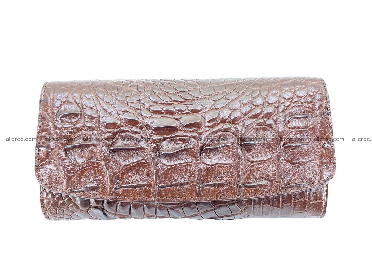 Women crocodile skin long wallet 2162 Foto 4