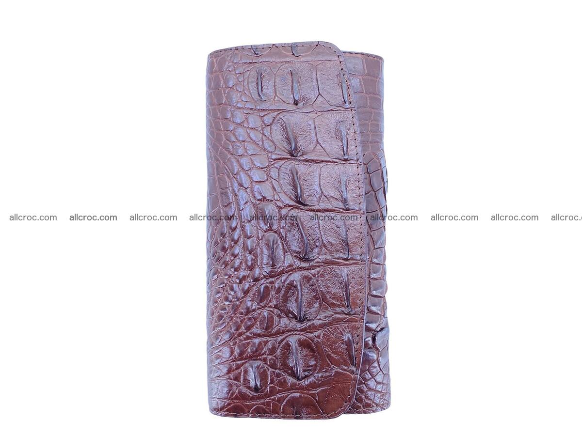 Women crocodile skin long wallet 2162 Foto 2