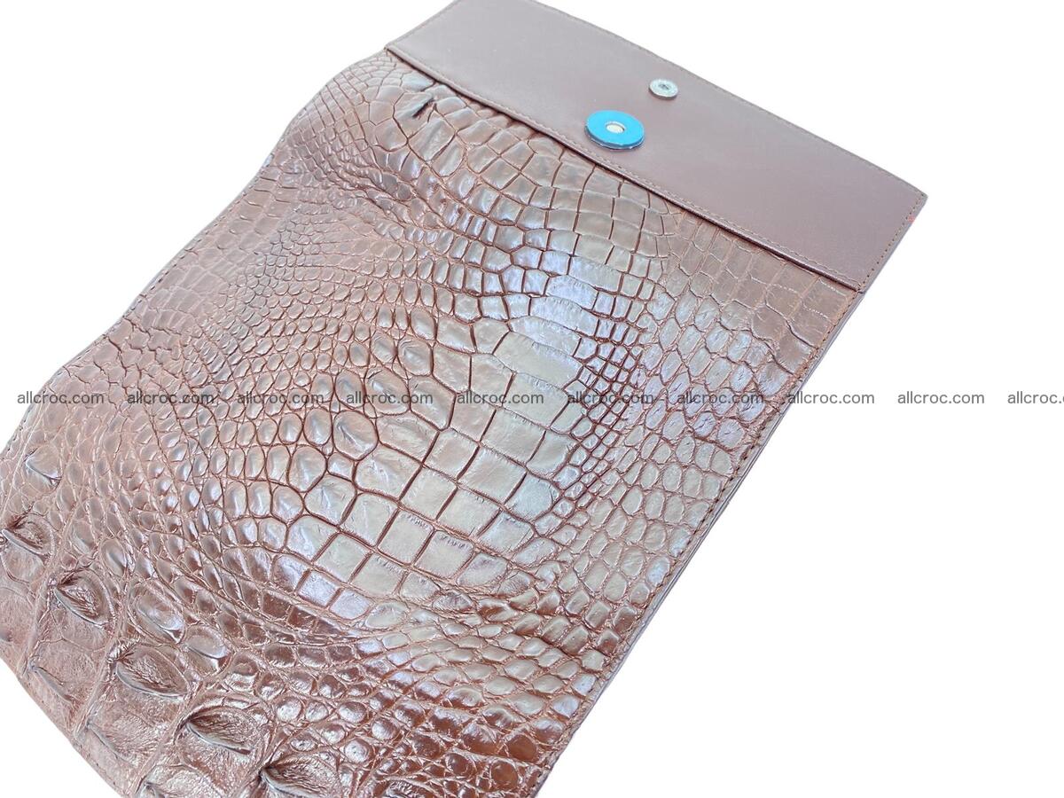 Women crocodile skin long wallet 2162 Foto 8