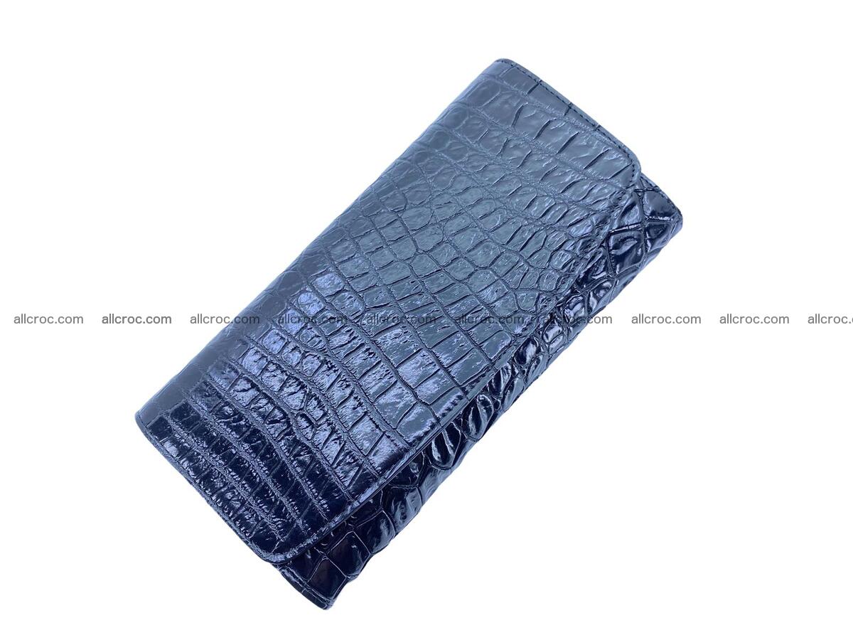 Women crocodile skin long wallet 2184 Foto 0