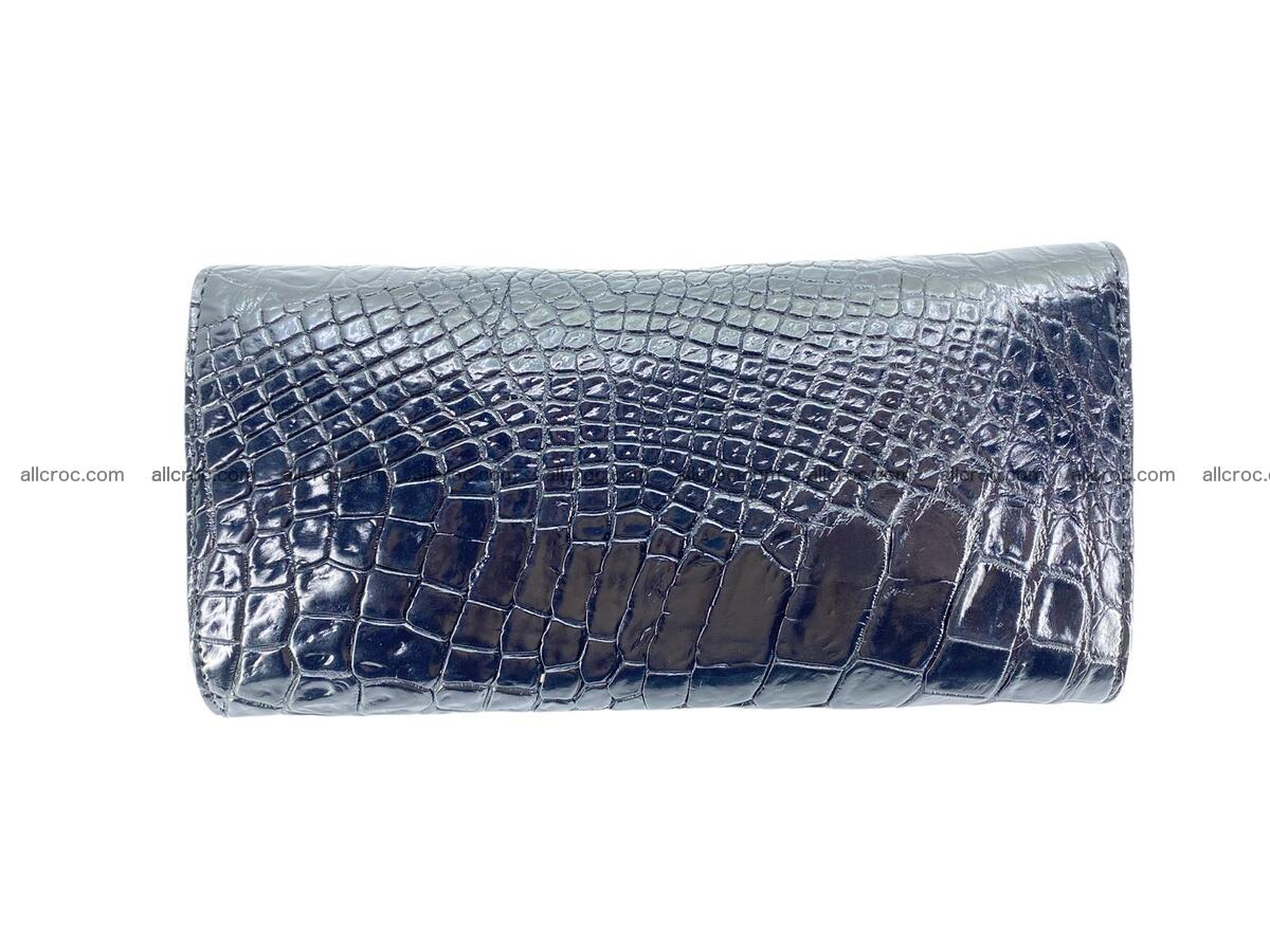Women crocodile skin long wallet 2184 Foto 5