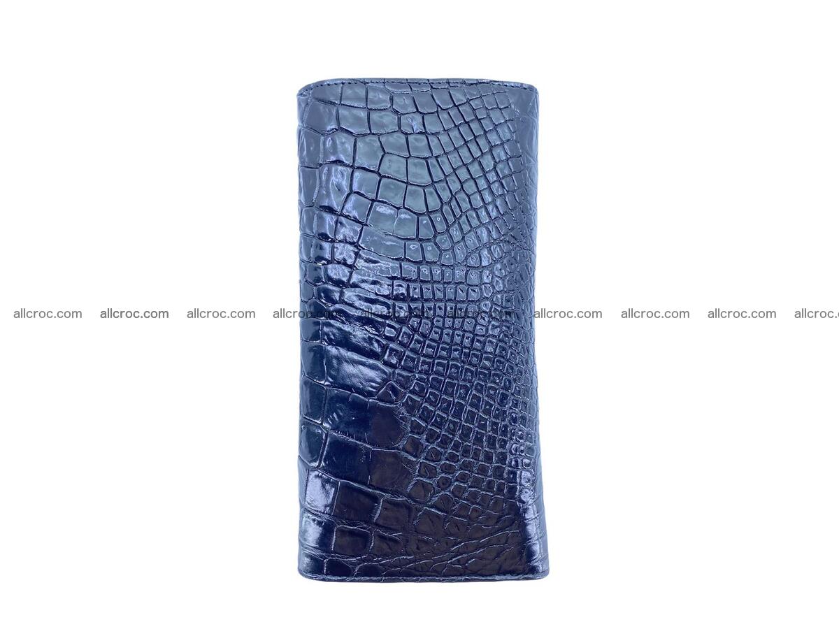 Women crocodile skin long wallet 2184 Foto 3