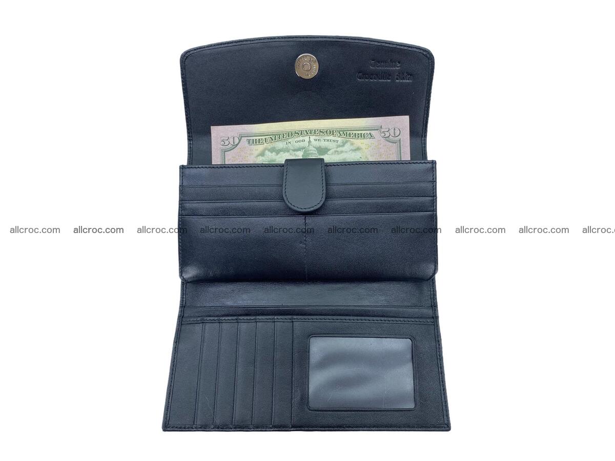 Women crocodile skin long wallet 2184 Foto 9