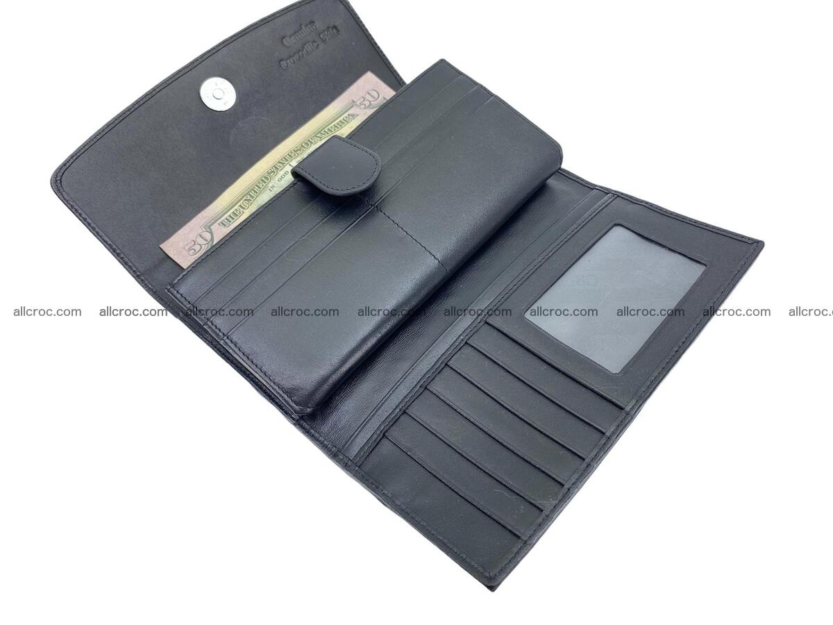 Women crocodile skin long wallet 2184 Foto 12
