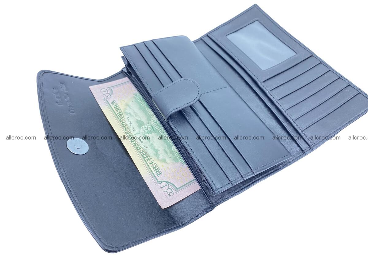 Women crocodile skin long wallet 2184 Foto 11