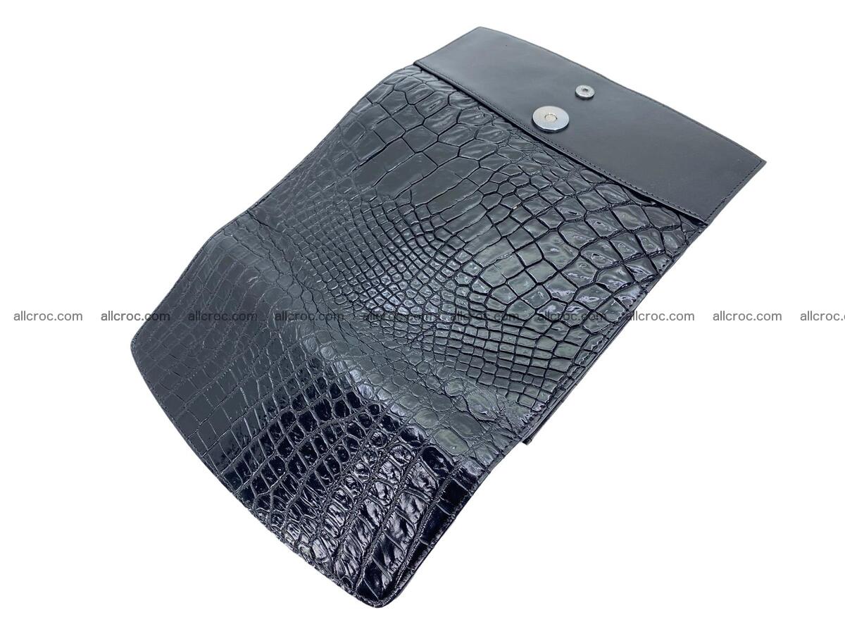 Women crocodile skin long wallet 2184 Foto 7