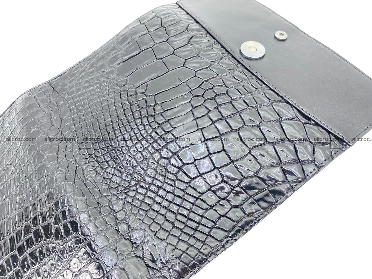 Women crocodile skin long wallet 2184 Foto 8