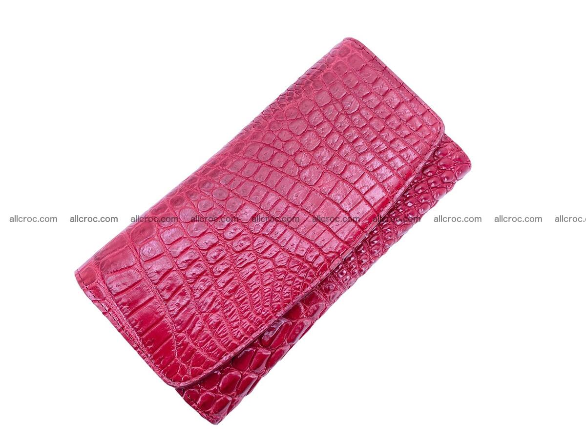 Women crocodile skin long wallet 2181 Foto 0