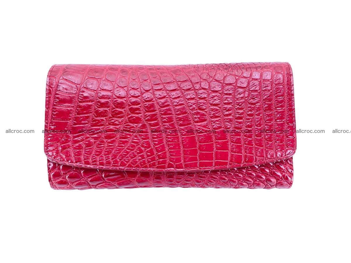 Women crocodile skin long wallet 2181 Foto 2