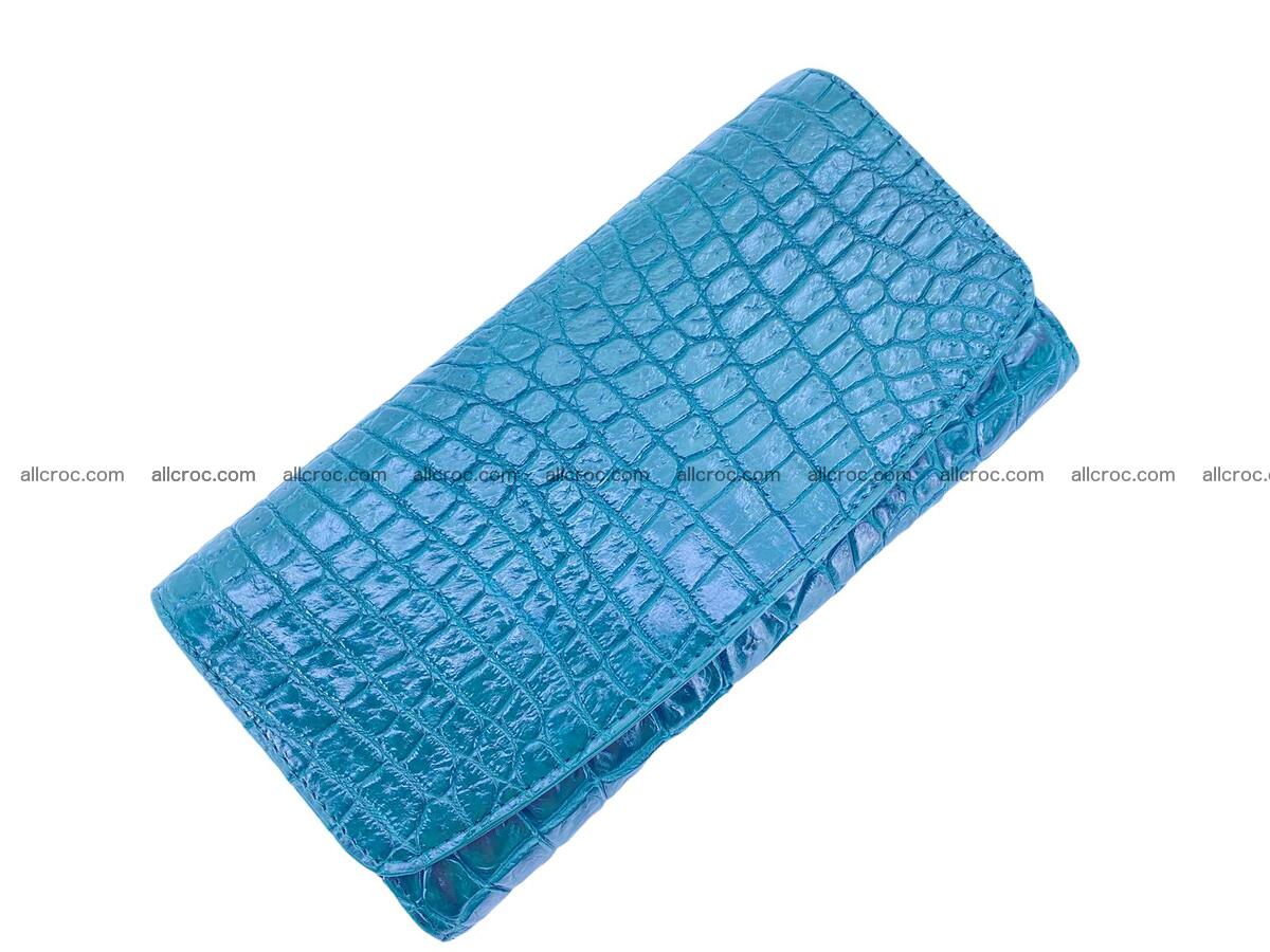 Women crocodile skin long wallet 2185 Foto 0