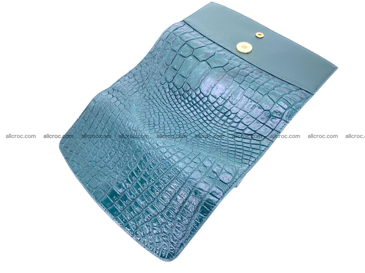 Women crocodile skin long wallet 2185 Foto 10