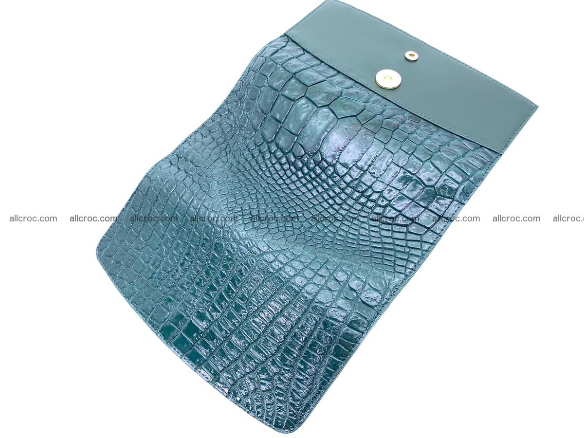 Women crocodile skin long wallet 2185 Foto 9