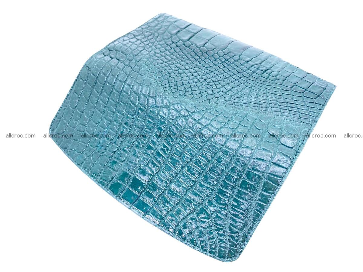 Women crocodile skin long wallet 2185 Foto 7