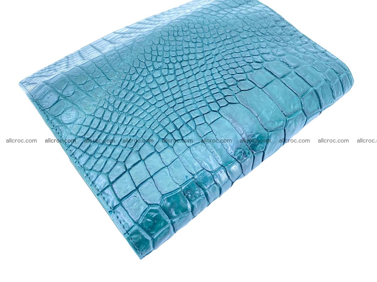 Women crocodile skin long wallet 2185 Foto 6