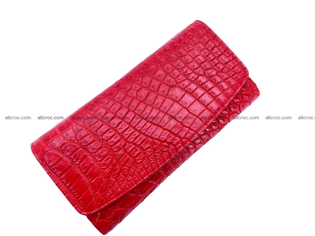 Women crocodile skin long wallet 2186 Foto 0