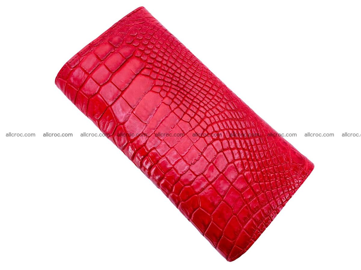 Women crocodile skin long wallet 2186 Foto 1