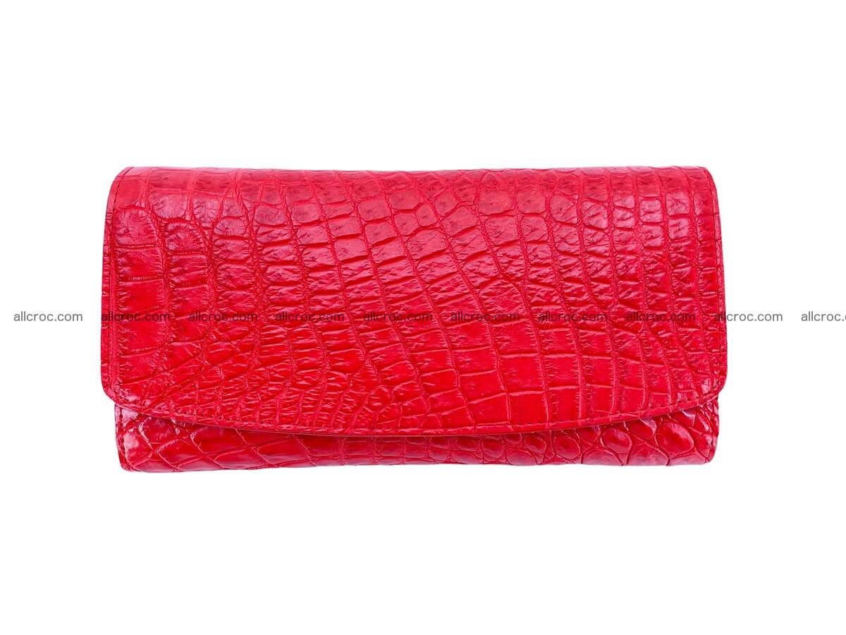 Women crocodile skin long wallet 2186 Foto 4