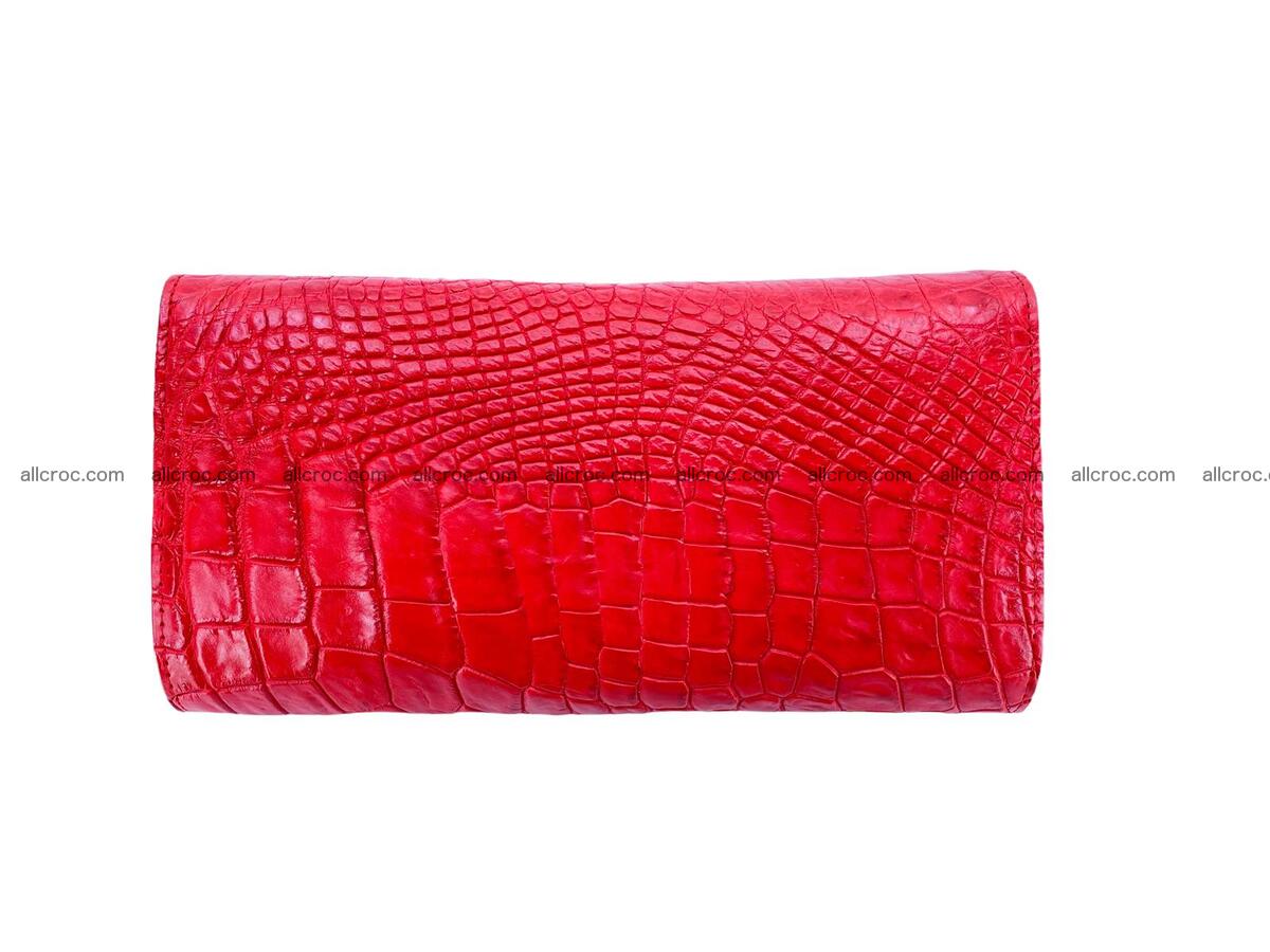 Women crocodile skin long wallet 2186 Foto 5