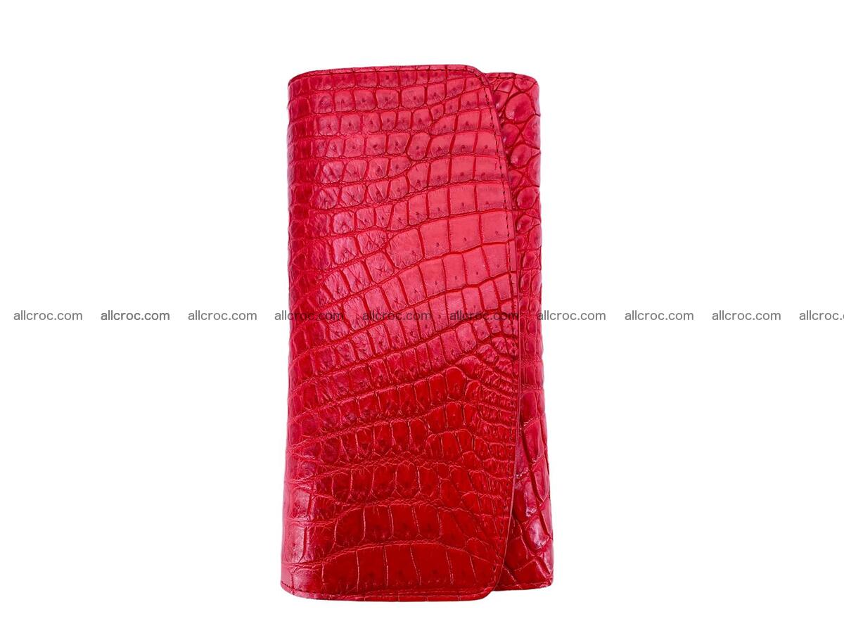 Women crocodile skin long wallet 2186 Foto 2