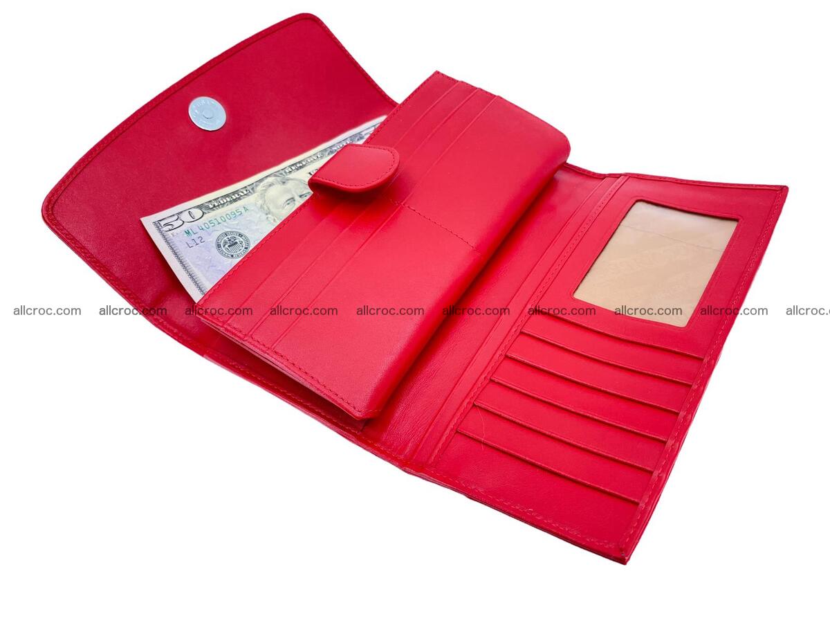Women crocodile skin long wallet 2186 Foto 14