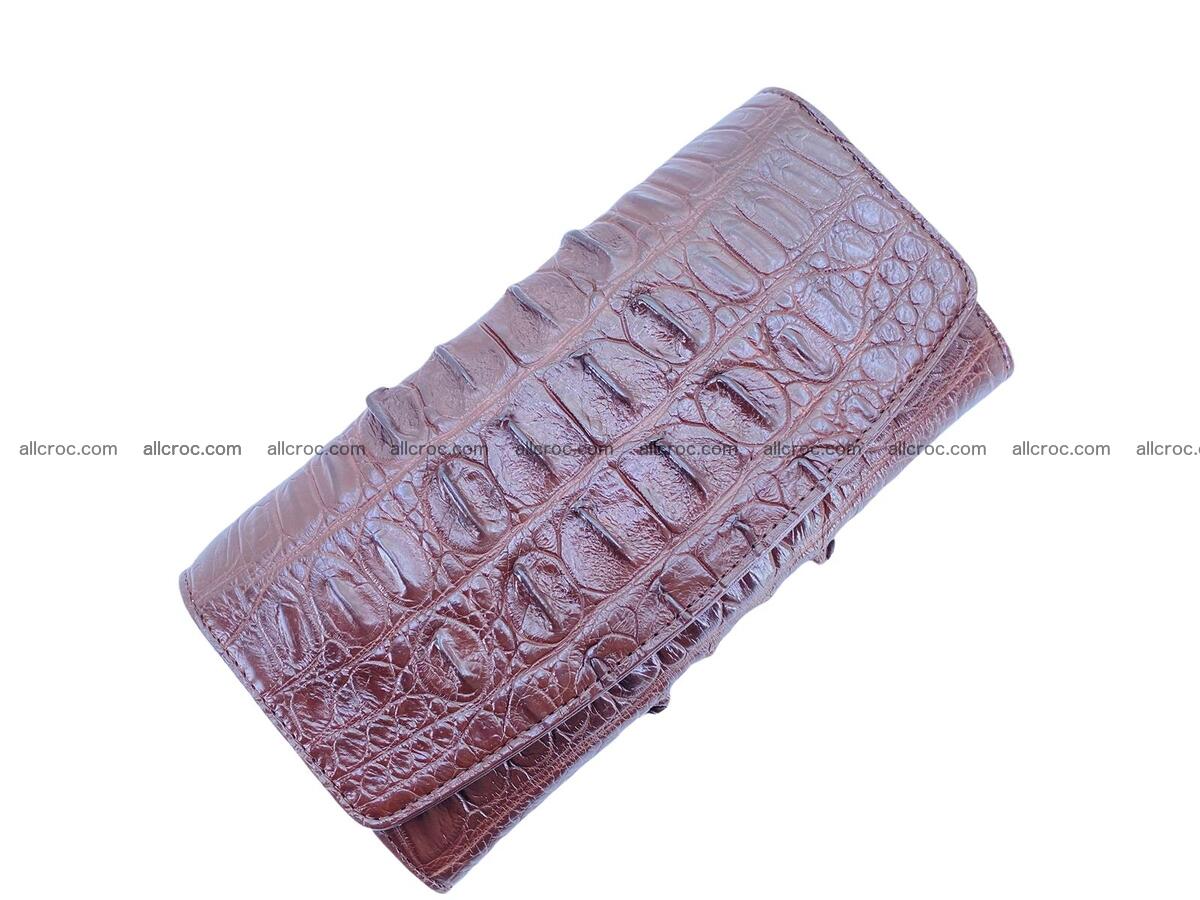 Women crocodile skin long wallet 2176 Foto 0