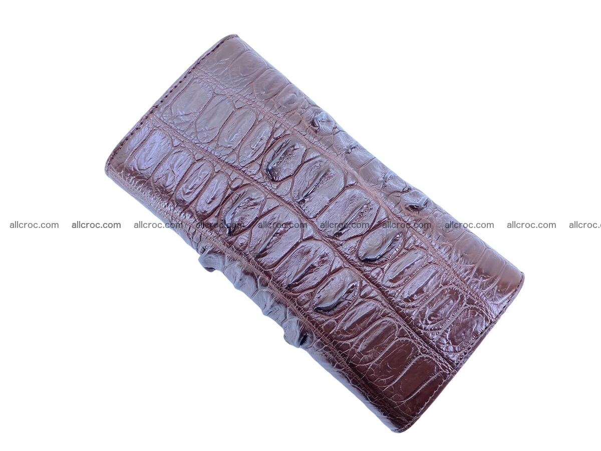 Women crocodile skin long wallet 2176 Foto 1