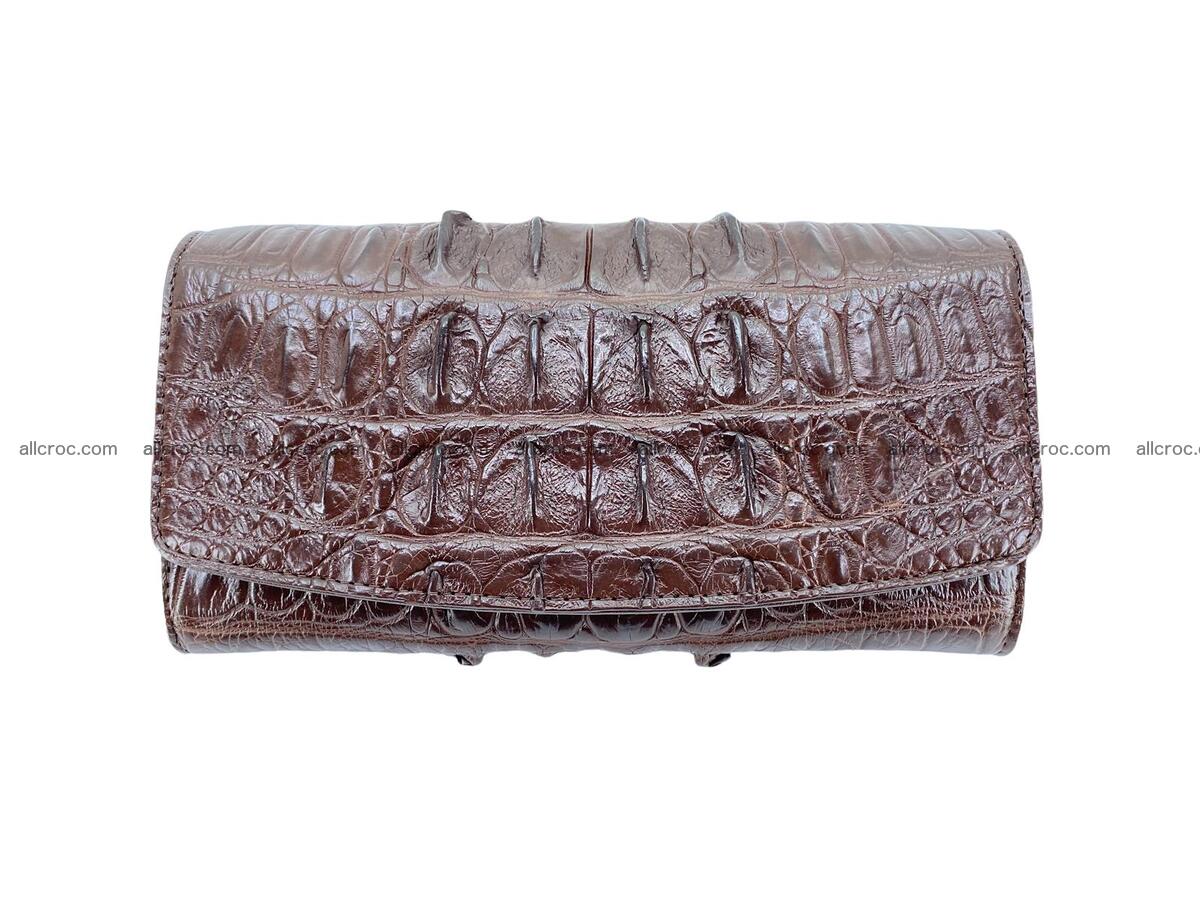 Women crocodile skin long wallet 2176 Foto 4