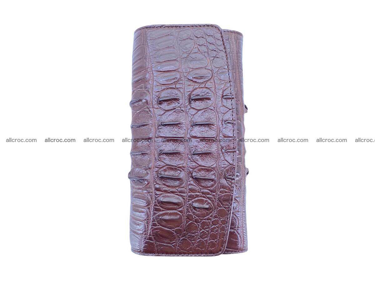 Women crocodile skin long wallet 2176 Foto 2