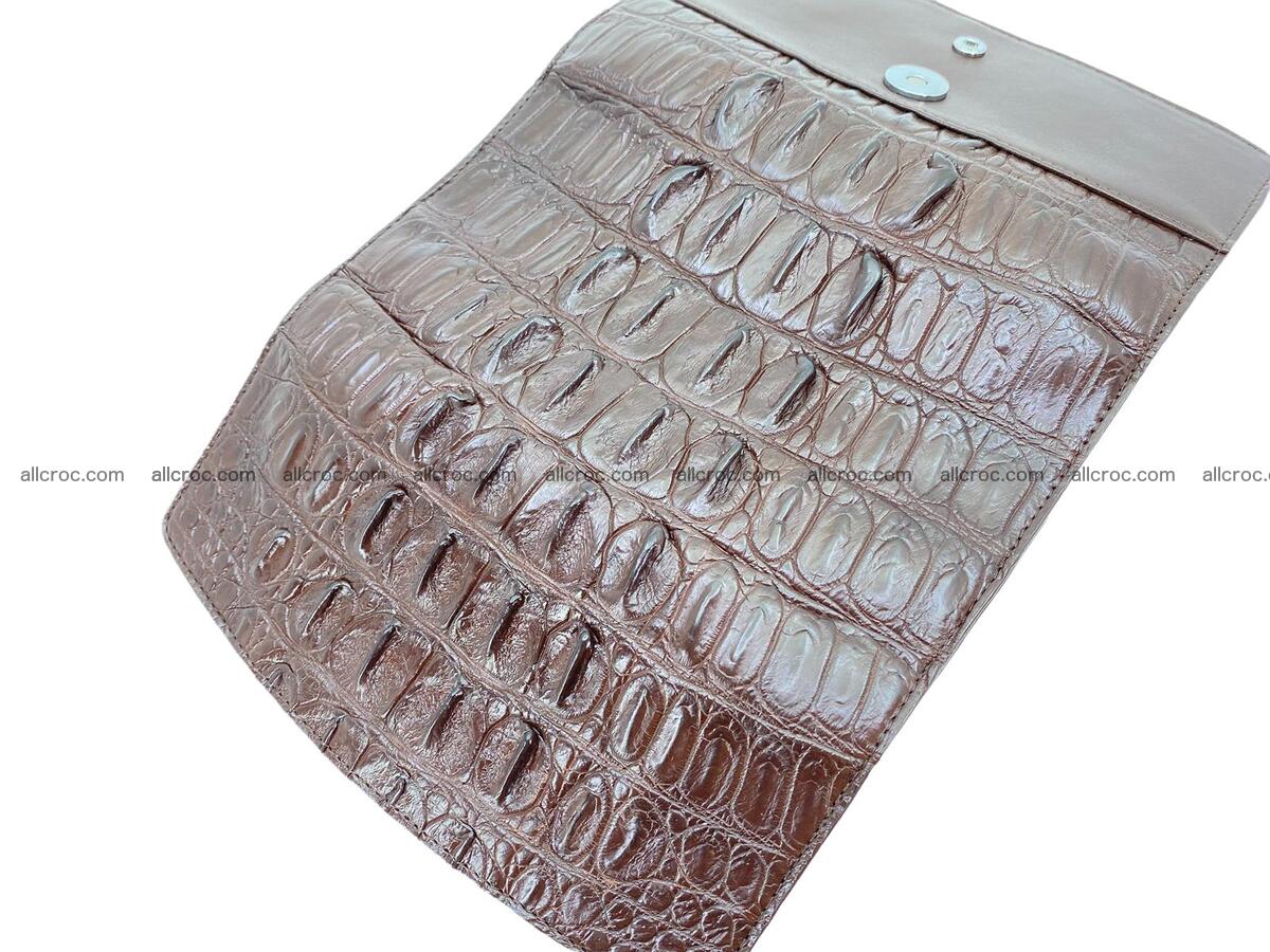 Women crocodile skin long wallet 2176 Foto 6
