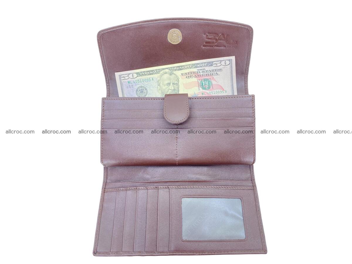 Women crocodile skin long wallet 2176 Foto 9