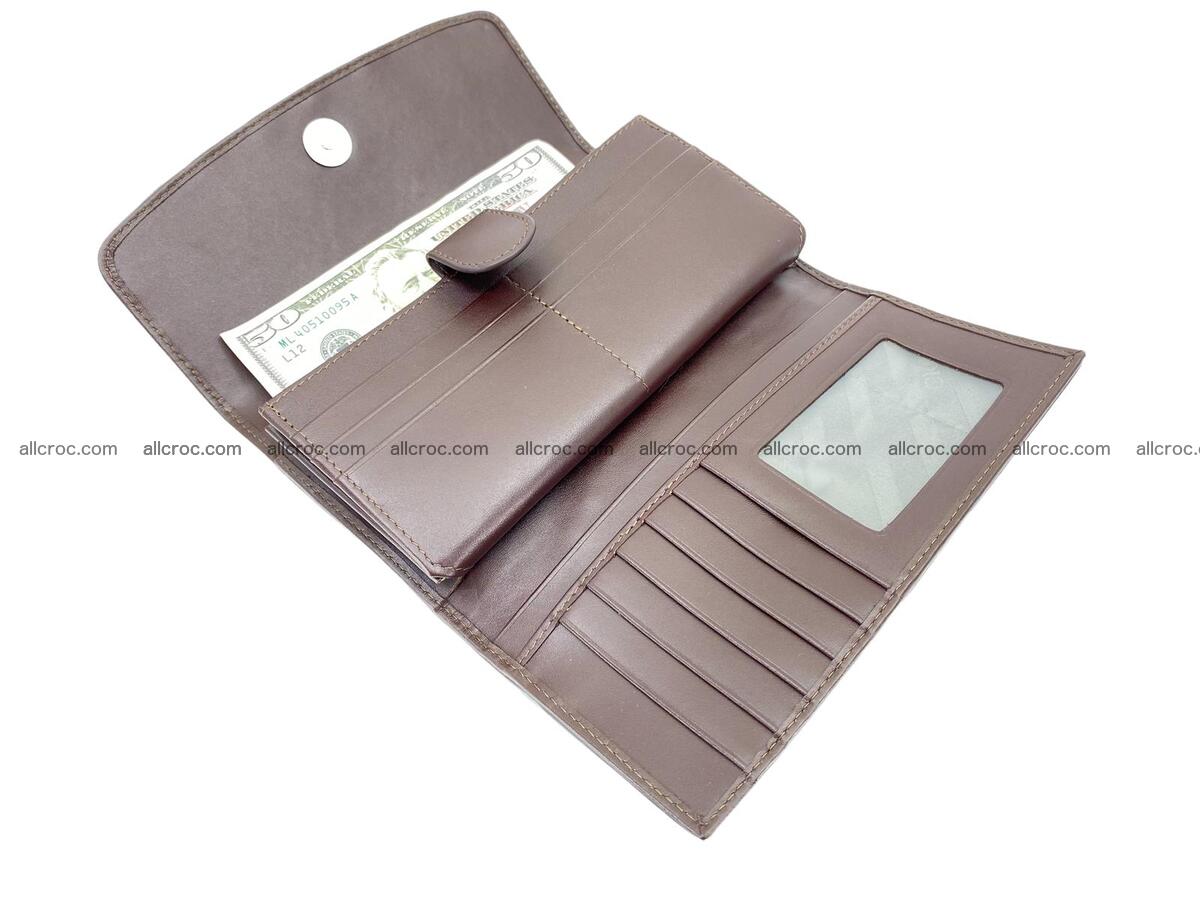 Women crocodile skin long wallet 2176 Foto 11