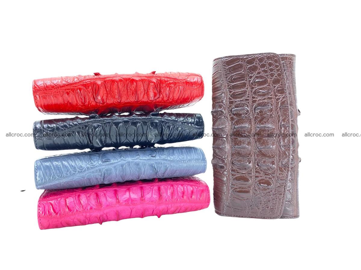 Women crocodile skin long wallet 2176 Foto 13