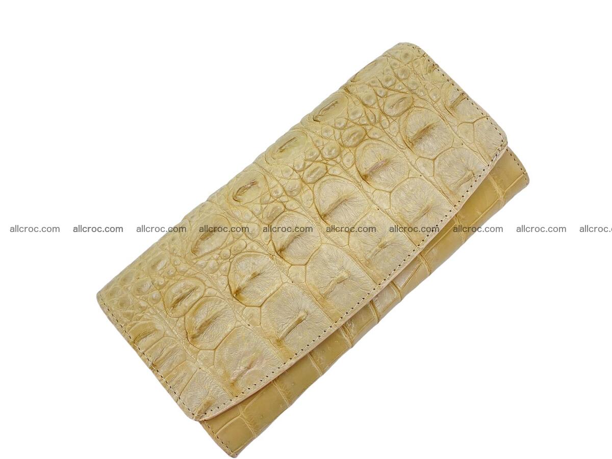Women crocodile skin long wallet 2155 Foto 0