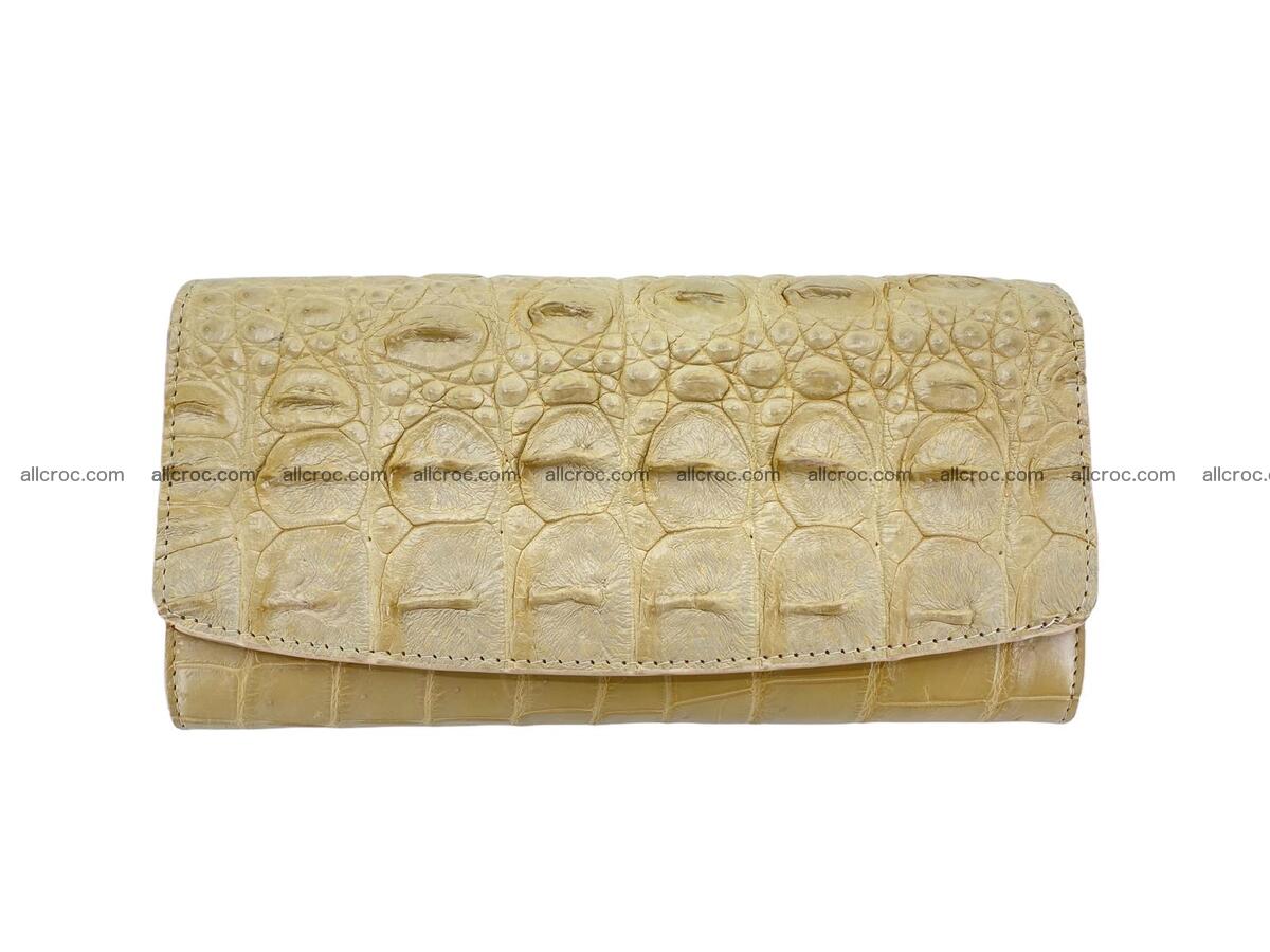 Women crocodile skin long wallet 2155 Foto 2