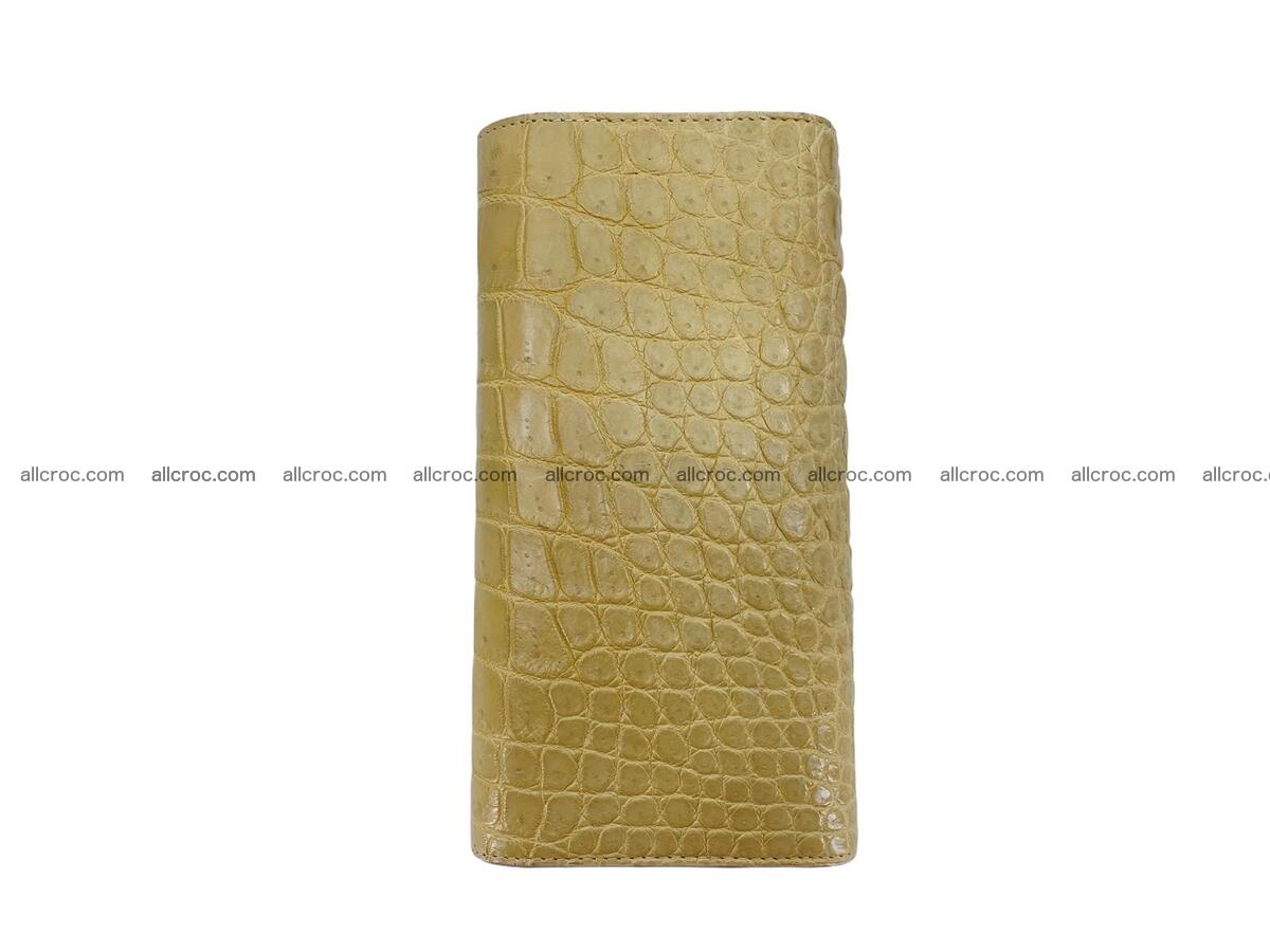 Women crocodile skin long wallet 2155 Foto 5