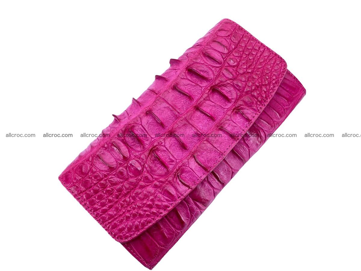 Women crocodile skin long wallet 2177 Foto 0