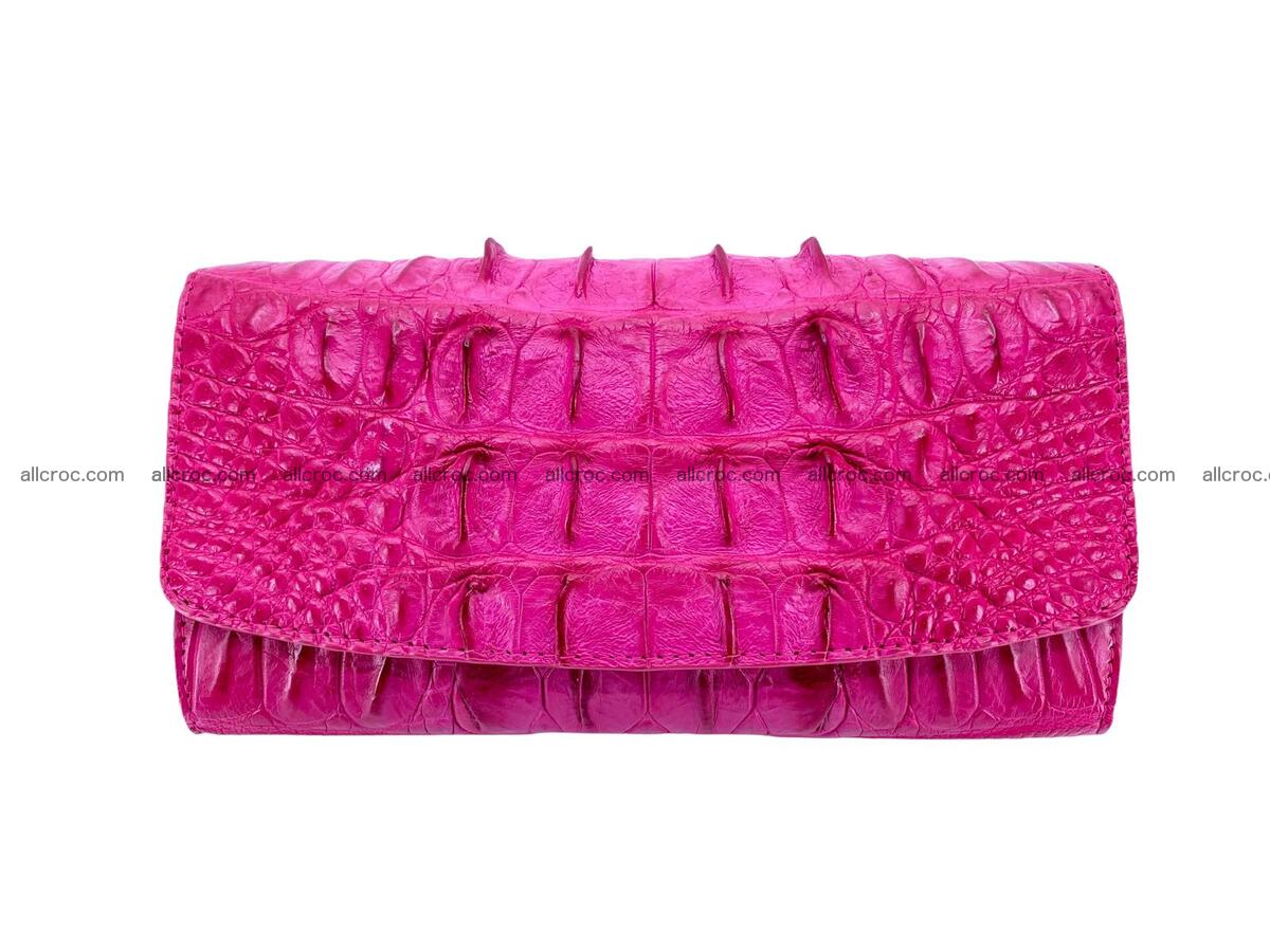 Women crocodile skin long wallet 2177 Foto 5