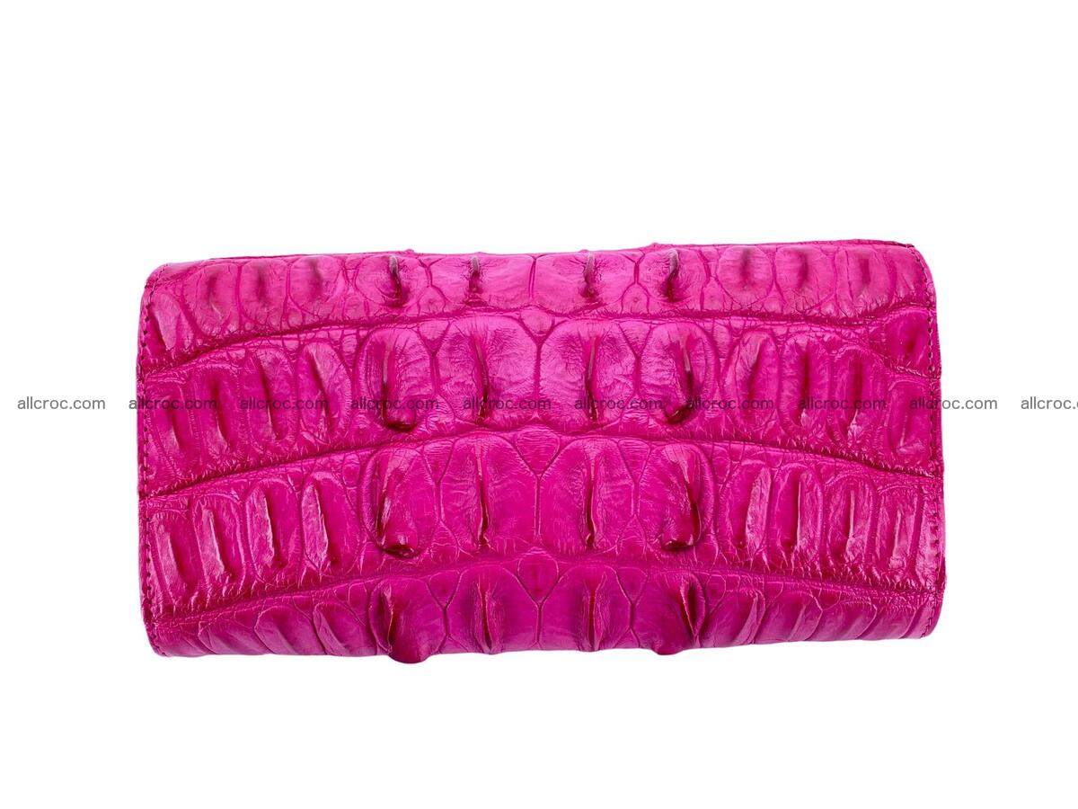 Women crocodile skin long wallet 2177 Foto 4