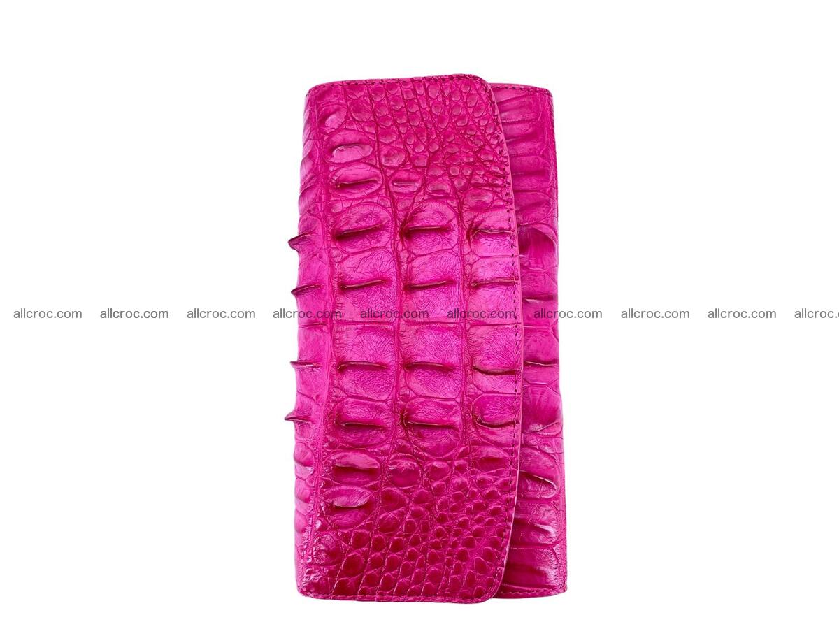 Women crocodile skin long wallet 2177 Foto 2