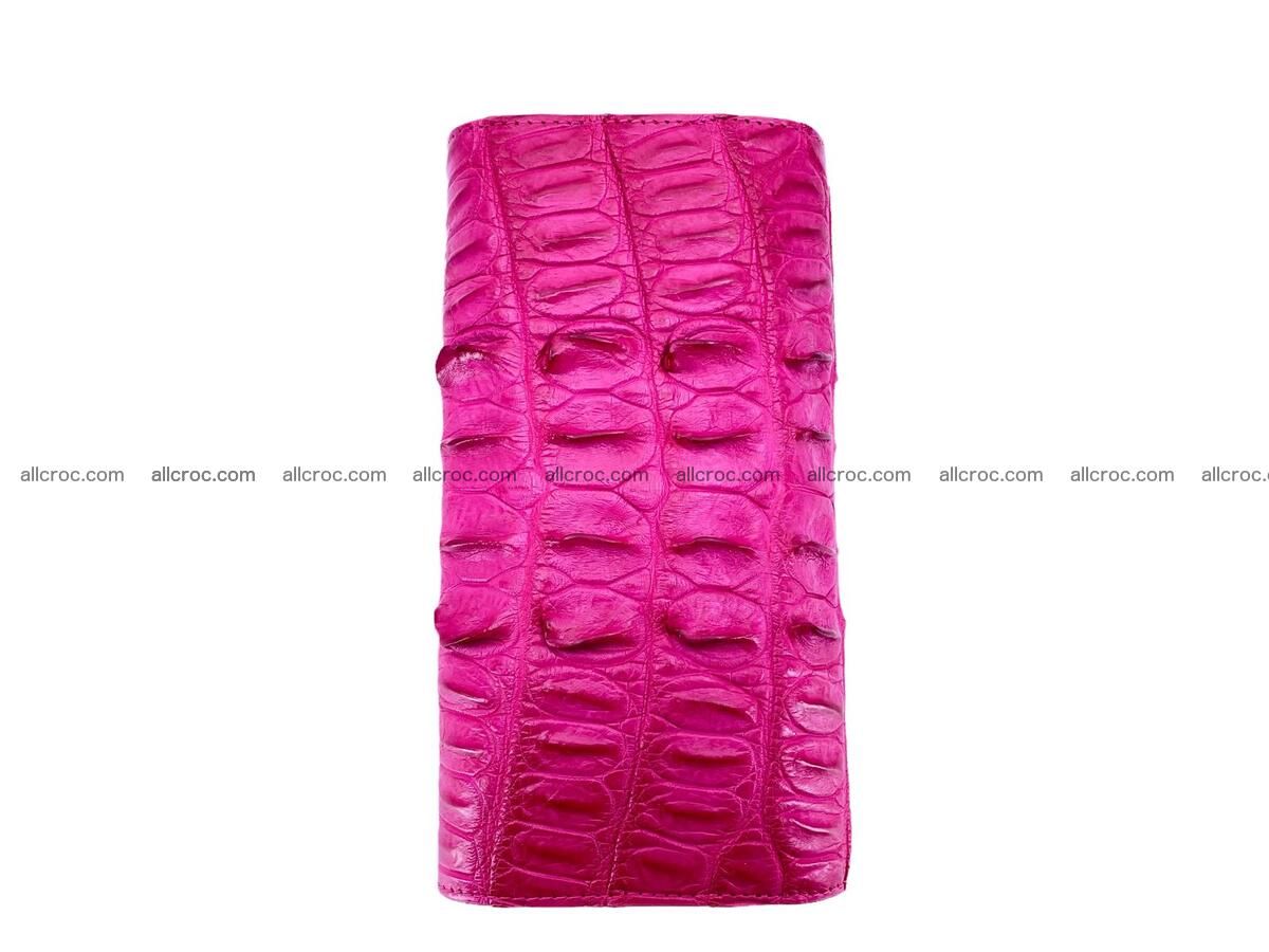 Women crocodile skin long wallet 2177 Foto 3