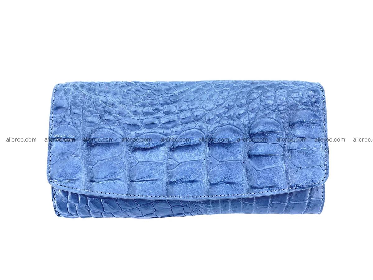 Women crocodile skin long wallet 2168 Foto 2