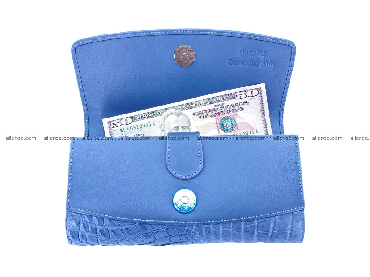 Women crocodile skin long wallet 2168 Foto 10