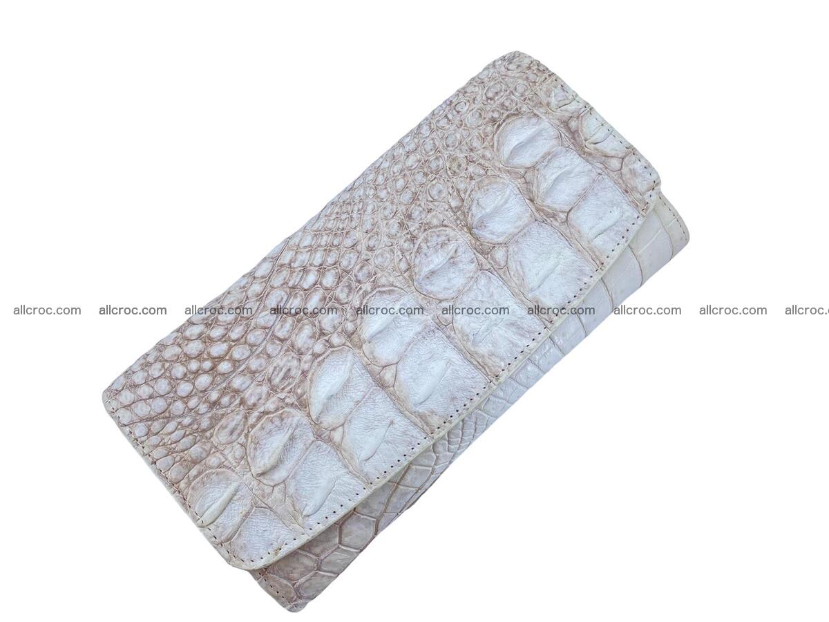Women crocodile skin long wallet 2165 Foto 0