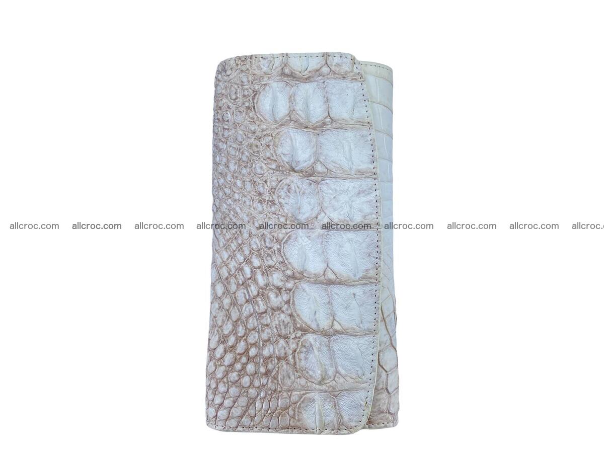 Women crocodile skin long wallet 2165 Foto 2