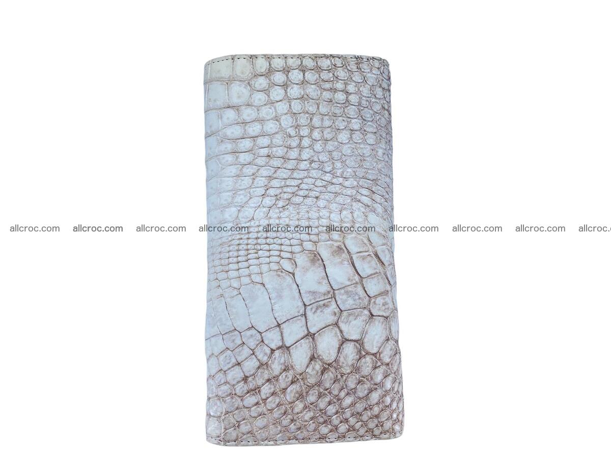 Women crocodile skin long wallet 2165 Foto 3